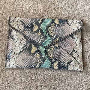 Snakeskin Rebecca Minkoff Clutch
